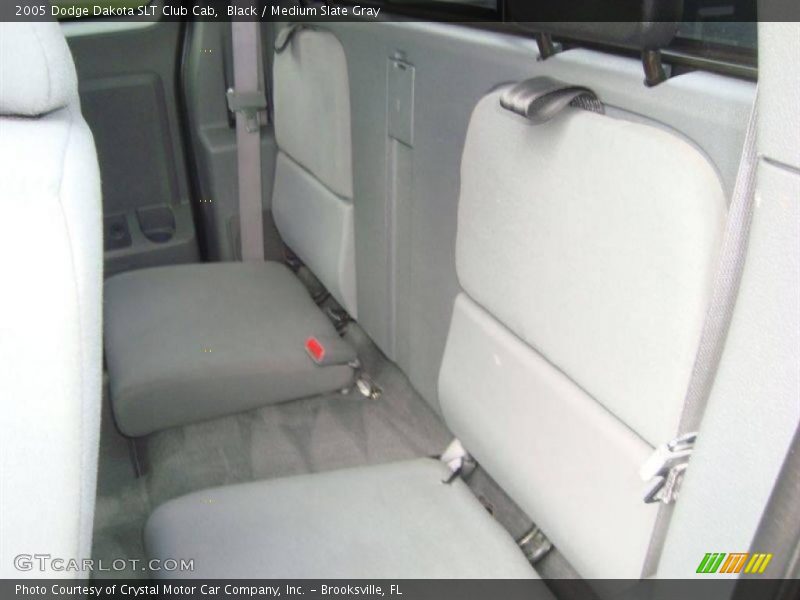 Black / Medium Slate Gray 2005 Dodge Dakota SLT Club Cab