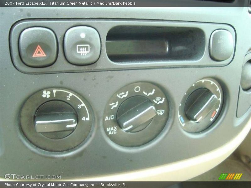 Titanium Green Metallic / Medium/Dark Pebble 2007 Ford Escape XLS