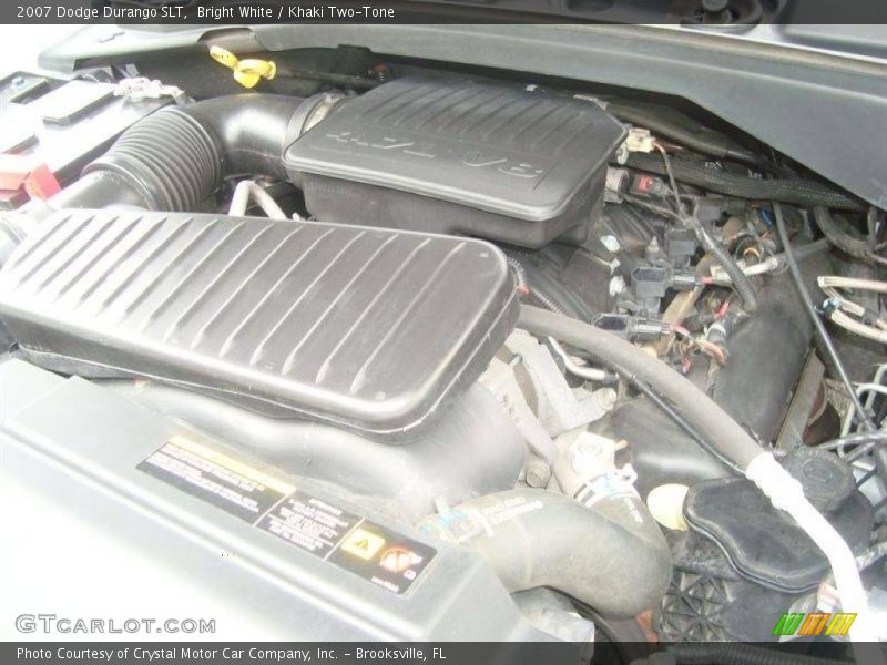 Bright White / Khaki Two-Tone 2007 Dodge Durango SLT