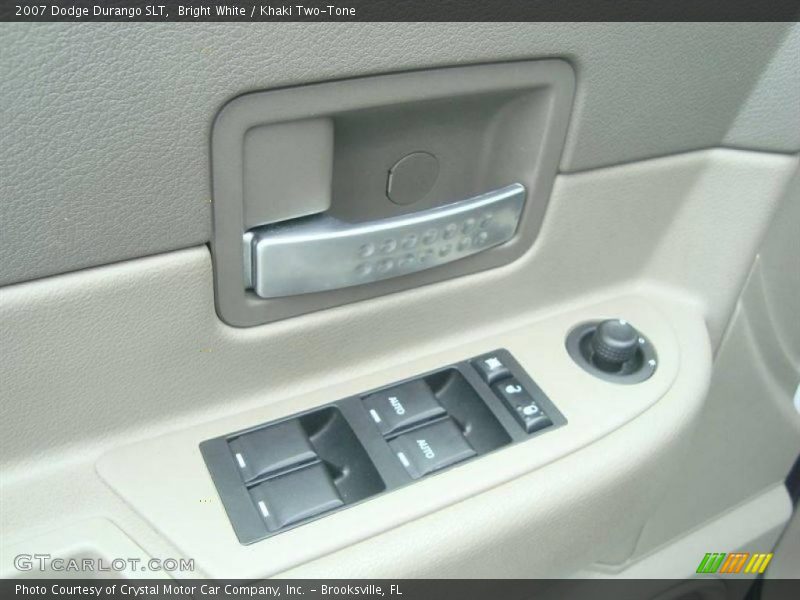 Bright White / Khaki Two-Tone 2007 Dodge Durango SLT