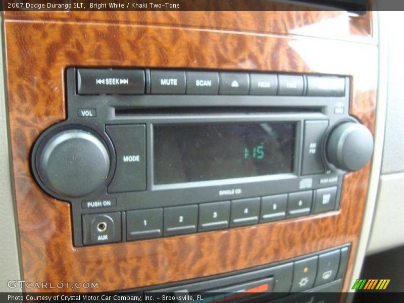 Bright White / Khaki Two-Tone 2007 Dodge Durango SLT