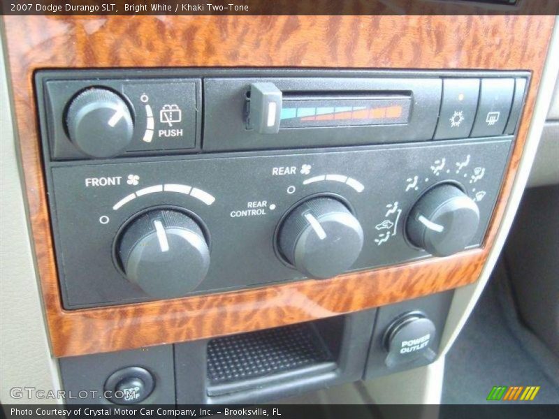 Bright White / Khaki Two-Tone 2007 Dodge Durango SLT