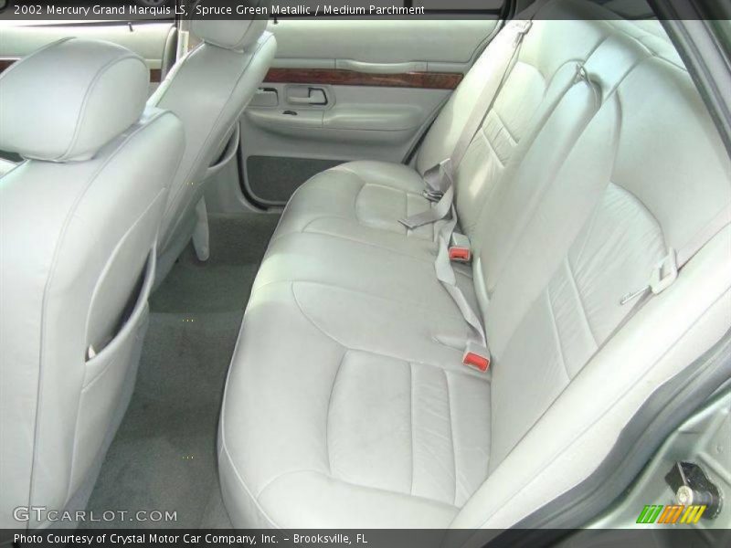 Spruce Green Metallic / Medium Parchment 2002 Mercury Grand Marquis LS