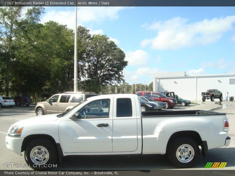 Arctic White / Slate 2007 Mitsubishi Raider LS Extended Cab