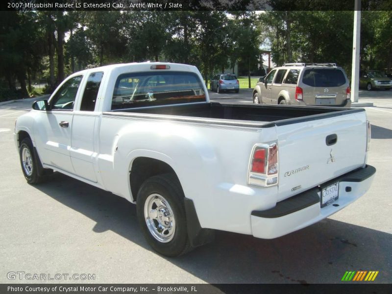 Arctic White / Slate 2007 Mitsubishi Raider LS Extended Cab