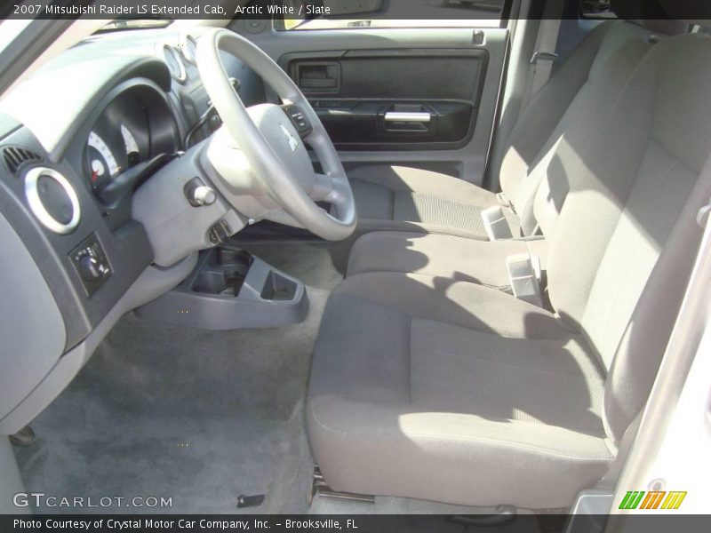 Arctic White / Slate 2007 Mitsubishi Raider LS Extended Cab