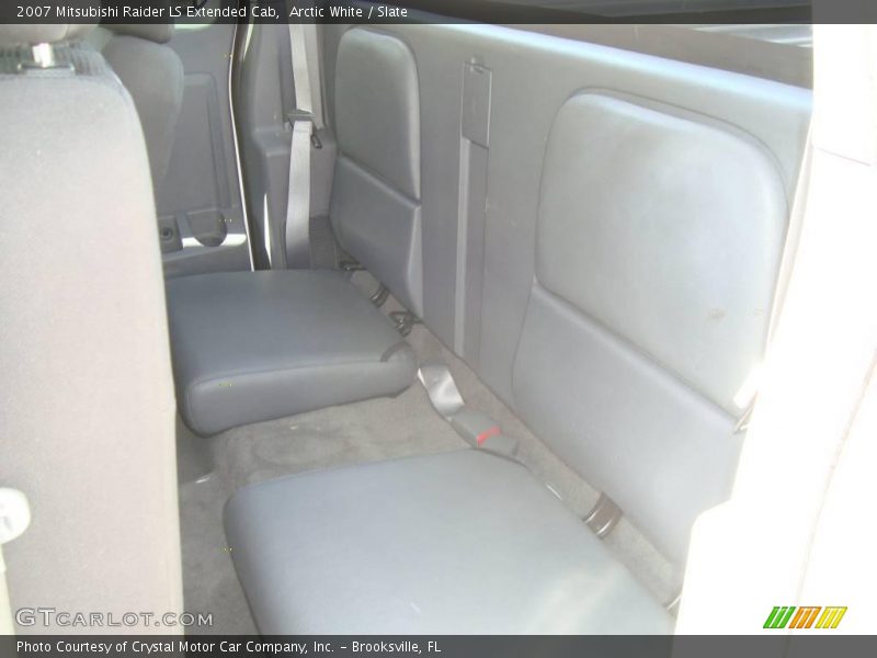 Arctic White / Slate 2007 Mitsubishi Raider LS Extended Cab