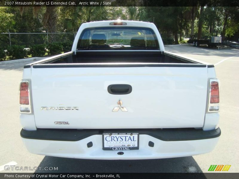 Arctic White / Slate 2007 Mitsubishi Raider LS Extended Cab