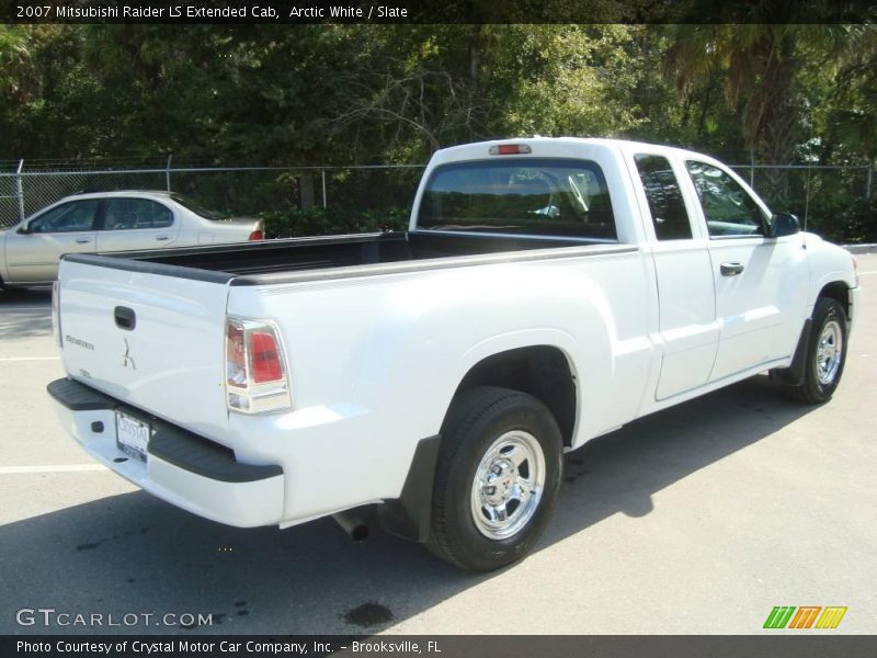 Arctic White / Slate 2007 Mitsubishi Raider LS Extended Cab