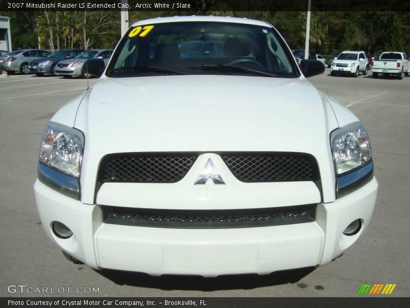 Arctic White / Slate 2007 Mitsubishi Raider LS Extended Cab
