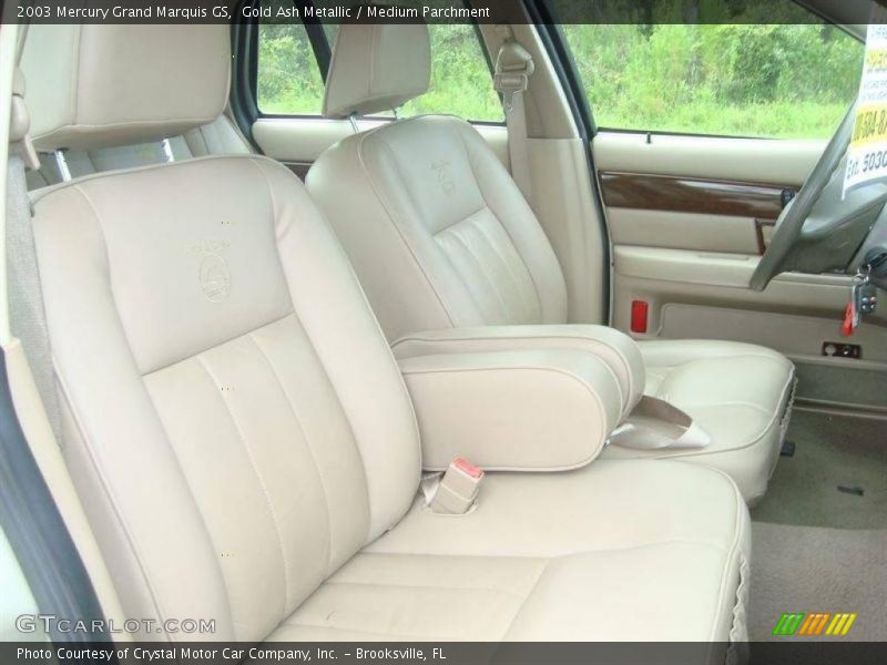Gold Ash Metallic / Medium Parchment 2003 Mercury Grand Marquis GS
