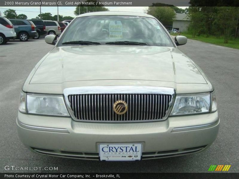Gold Ash Metallic / Medium Parchment 2003 Mercury Grand Marquis GS