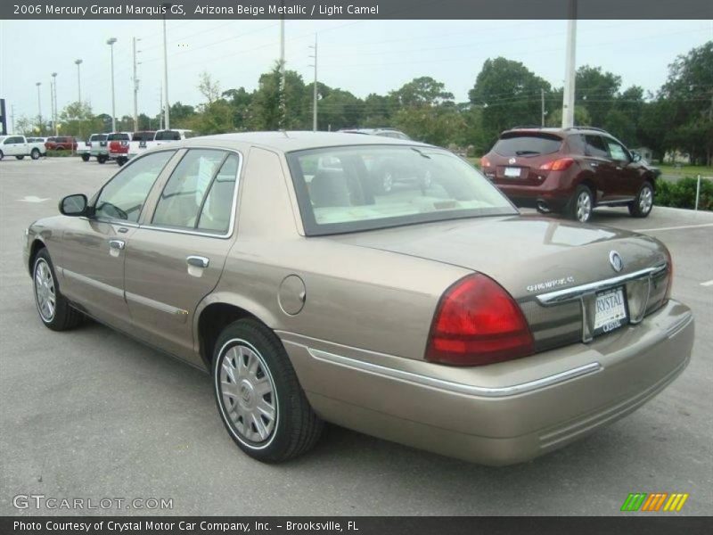 Arizona Beige Metallic / Light Camel 2006 Mercury Grand Marquis GS