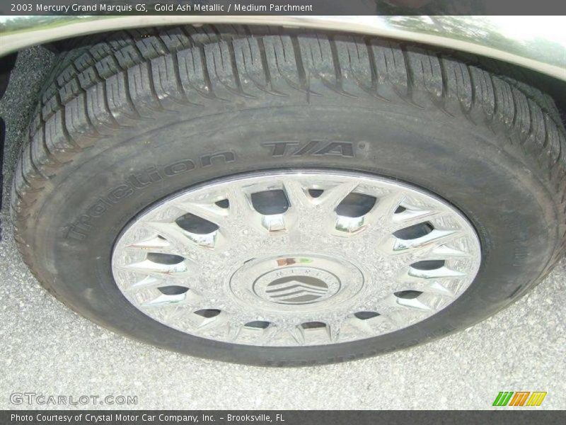 Gold Ash Metallic / Medium Parchment 2003 Mercury Grand Marquis GS