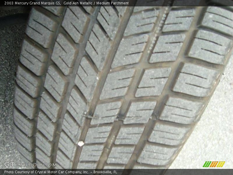 Gold Ash Metallic / Medium Parchment 2003 Mercury Grand Marquis GS