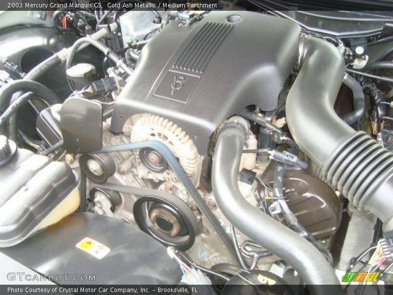 Gold Ash Metallic / Medium Parchment 2003 Mercury Grand Marquis GS