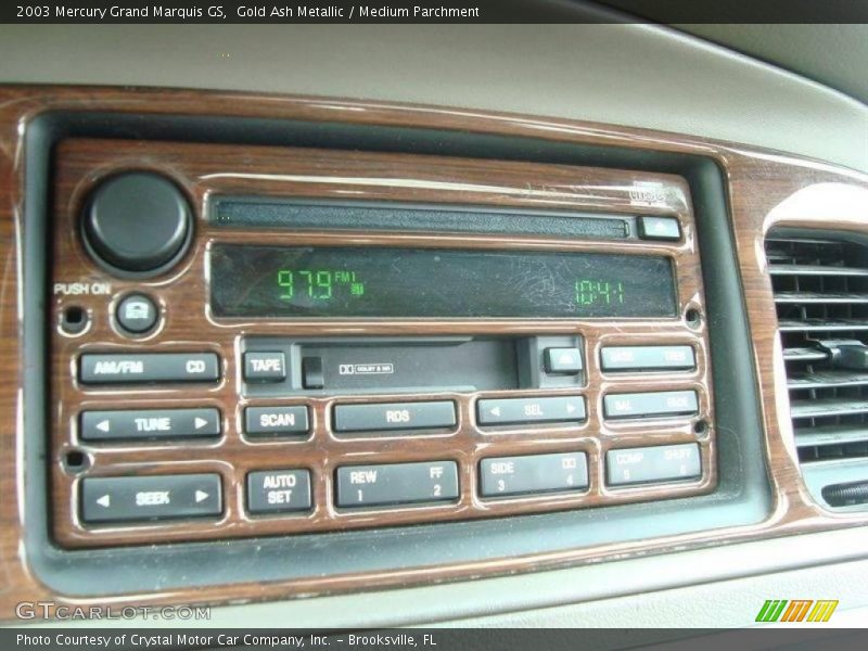 Gold Ash Metallic / Medium Parchment 2003 Mercury Grand Marquis GS