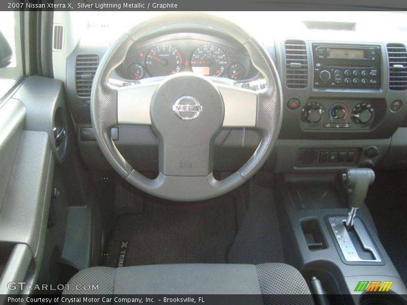 Silver Lightning Metallic / Graphite 2007 Nissan Xterra X