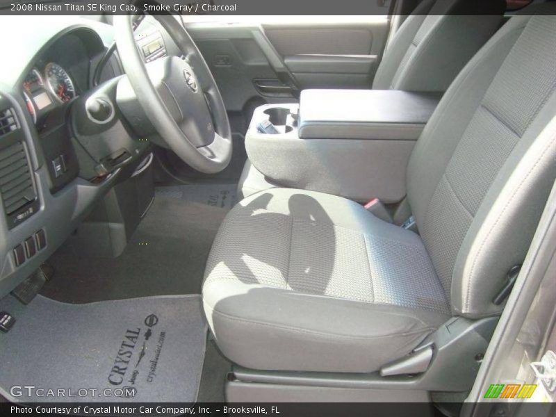 Smoke Gray / Charcoal 2008 Nissan Titan SE King Cab