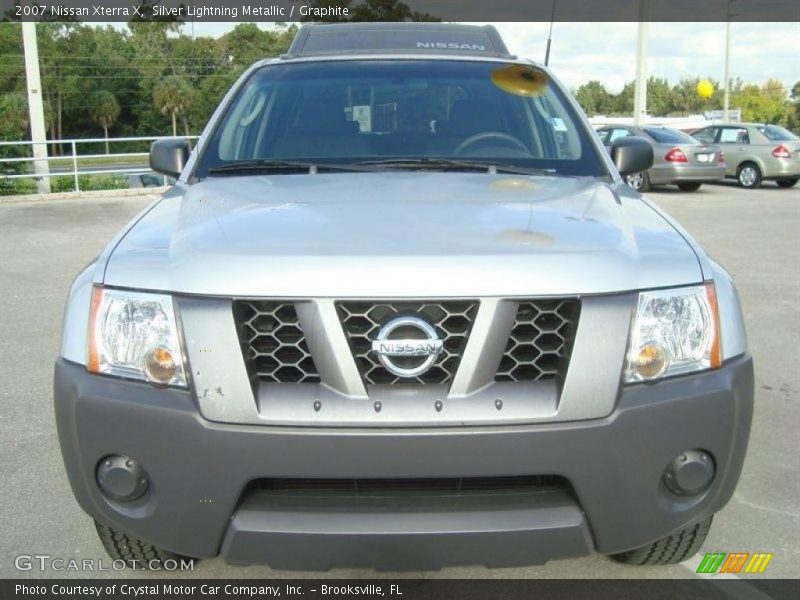 Silver Lightning Metallic / Graphite 2007 Nissan Xterra X