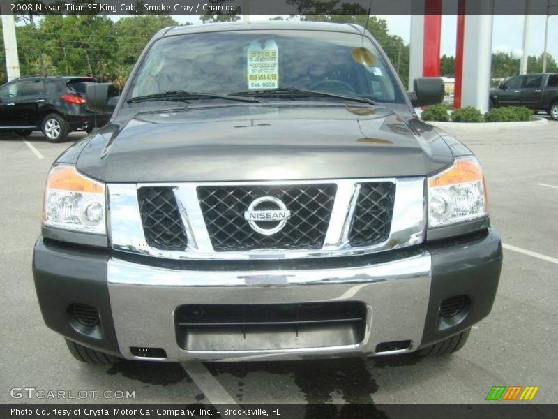 Smoke Gray / Charcoal 2008 Nissan Titan SE King Cab