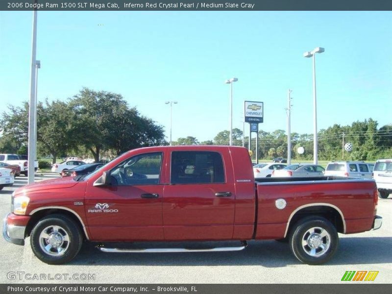 Inferno Red Crystal Pearl / Medium Slate Gray 2006 Dodge Ram 1500 SLT Mega Cab