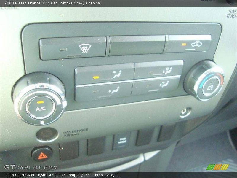 Smoke Gray / Charcoal 2008 Nissan Titan SE King Cab