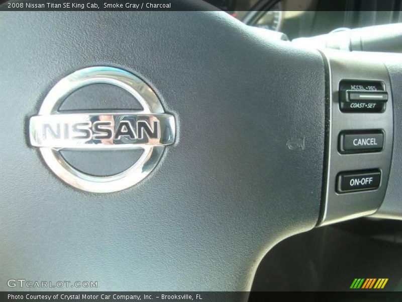 Smoke Gray / Charcoal 2008 Nissan Titan SE King Cab