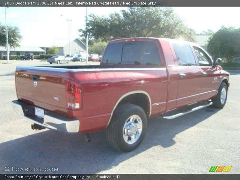 Inferno Red Crystal Pearl / Medium Slate Gray 2006 Dodge Ram 1500 SLT Mega Cab
