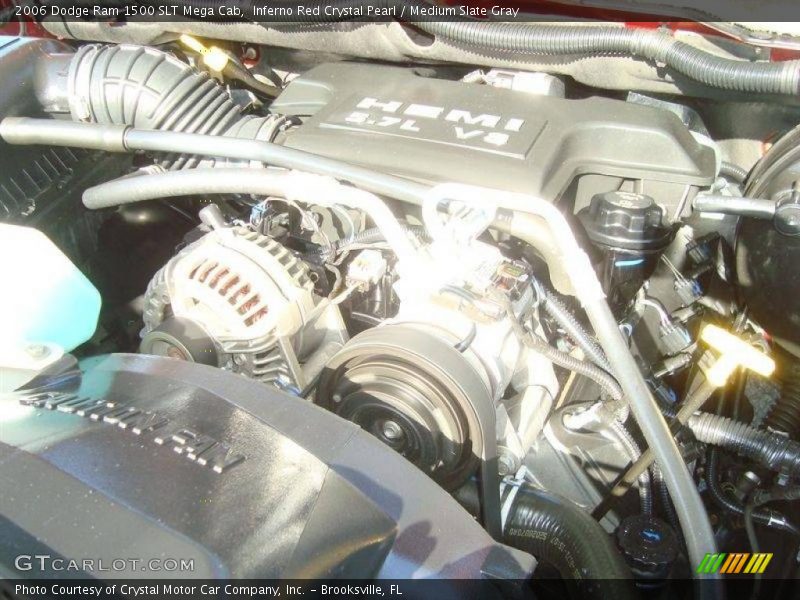 Inferno Red Crystal Pearl / Medium Slate Gray 2006 Dodge Ram 1500 SLT Mega Cab