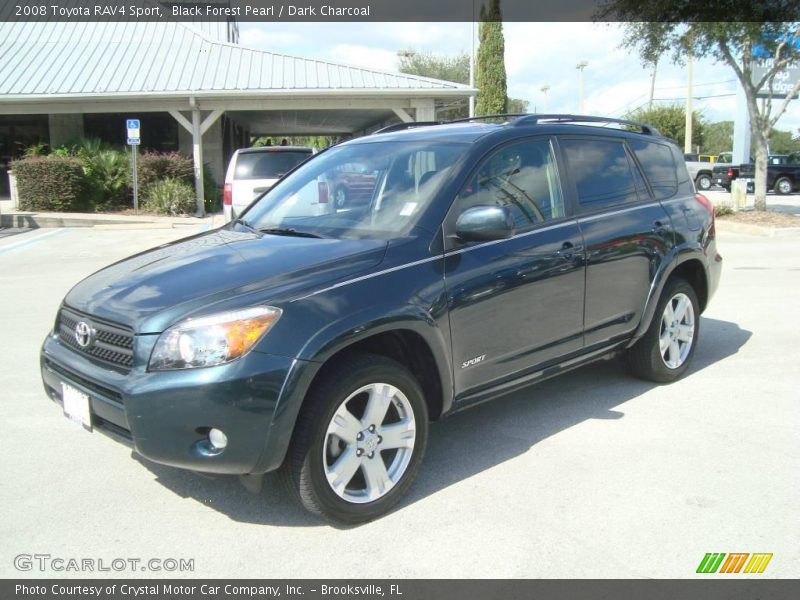 Black Forest Pearl / Dark Charcoal 2008 Toyota RAV4 Sport