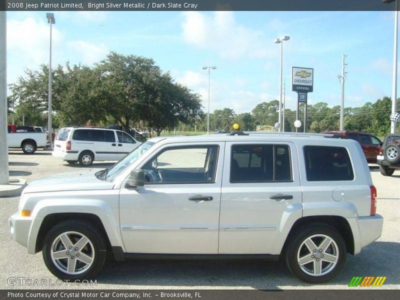 Bright Silver Metallic / Dark Slate Gray 2008 Jeep Patriot Limited