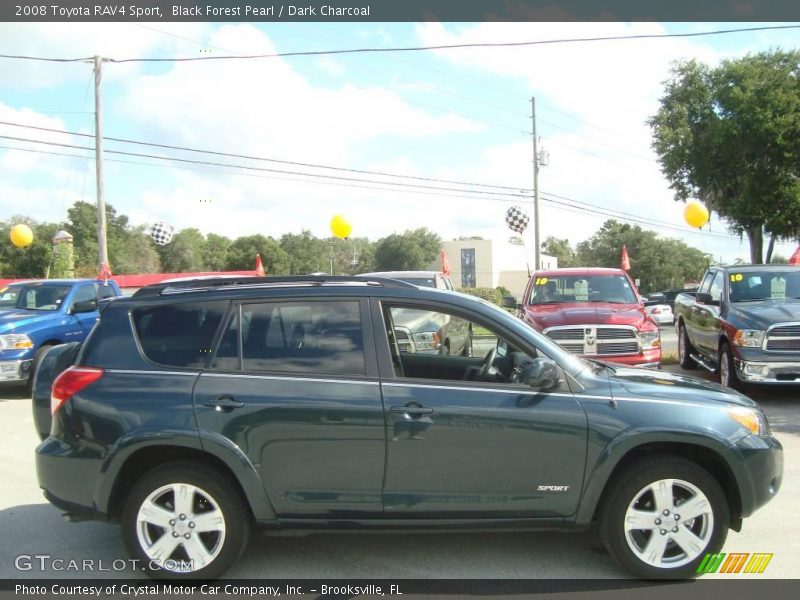 Black Forest Pearl / Dark Charcoal 2008 Toyota RAV4 Sport