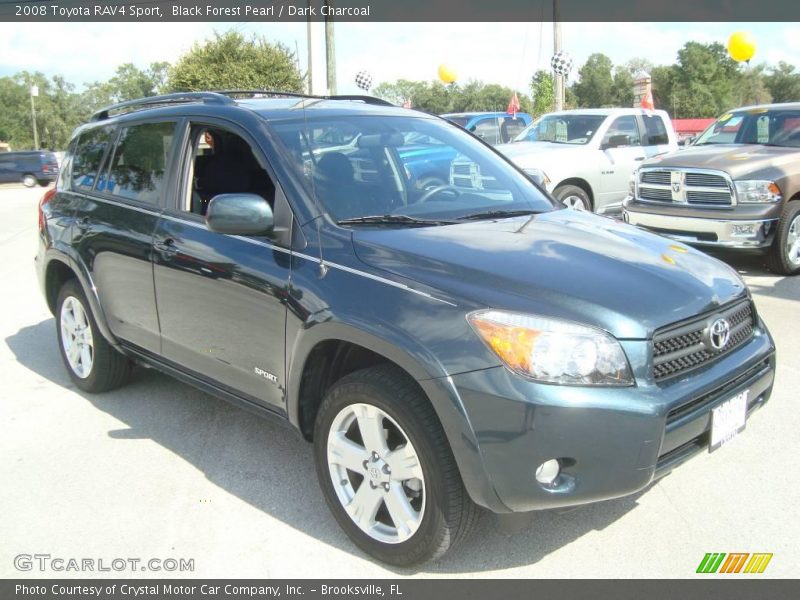 Black Forest Pearl / Dark Charcoal 2008 Toyota RAV4 Sport