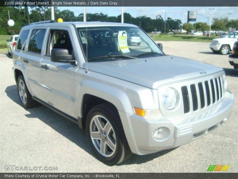Bright Silver Metallic / Dark Slate Gray 2008 Jeep Patriot Limited