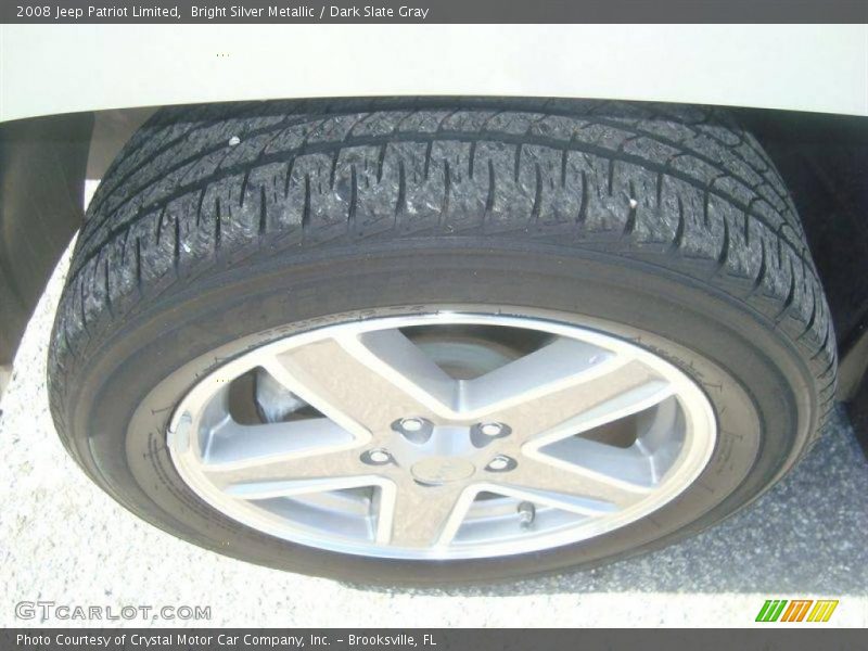 Bright Silver Metallic / Dark Slate Gray 2008 Jeep Patriot Limited