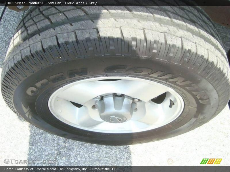 Cloud White / Gray 2002 Nissan Frontier SE Crew Cab