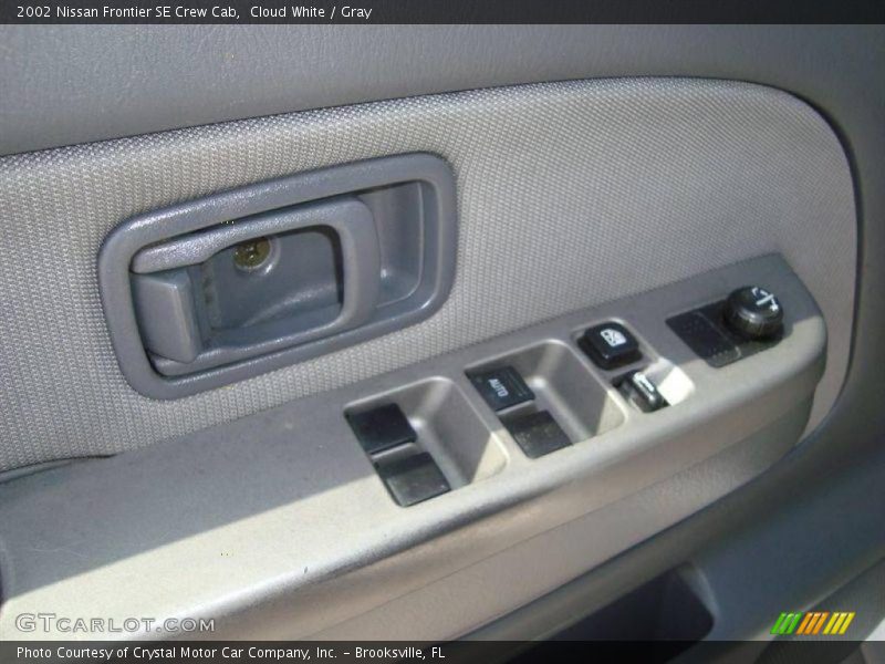 Cloud White / Gray 2002 Nissan Frontier SE Crew Cab