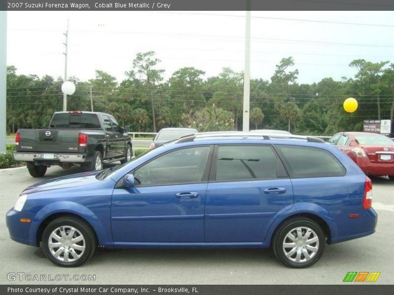 Cobalt Blue Metallic / Grey 2007 Suzuki Forenza Wagon