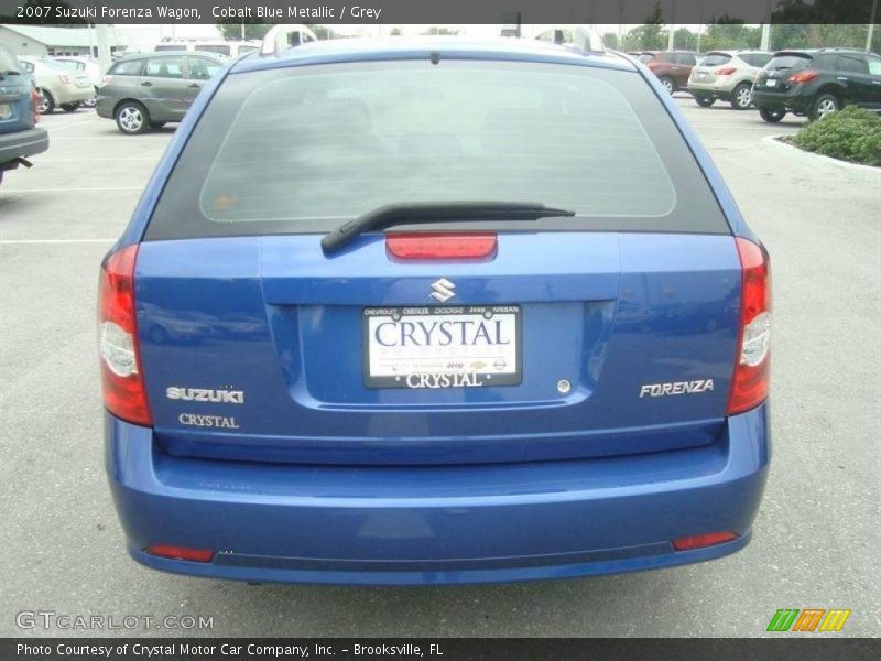 Cobalt Blue Metallic / Grey 2007 Suzuki Forenza Wagon
