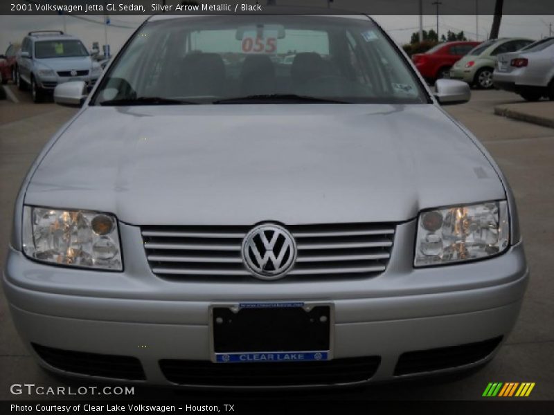 Silver Arrow Metallic / Black 2001 Volkswagen Jetta GL Sedan