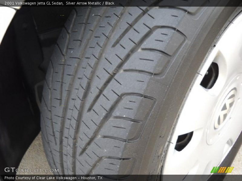 Silver Arrow Metallic / Black 2001 Volkswagen Jetta GL Sedan