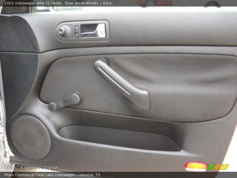 Silver Arrow Metallic / Black 2001 Volkswagen Jetta GL Sedan