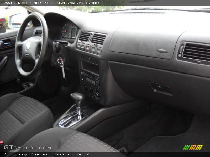 Silver Arrow Metallic / Black 2001 Volkswagen Jetta GL Sedan