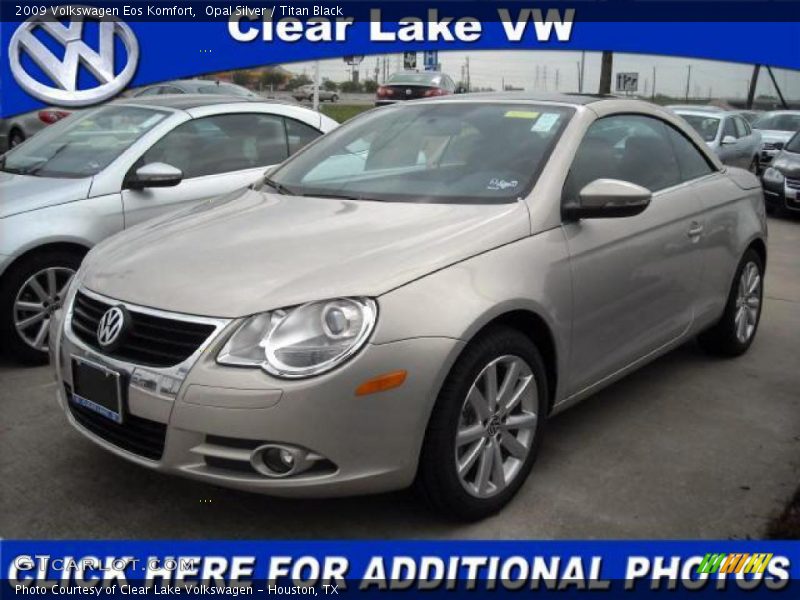 Opal Silver / Titan Black 2009 Volkswagen Eos Komfort