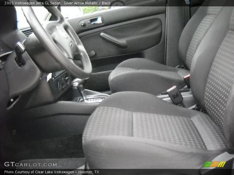 Silver Arrow Metallic / Black 2001 Volkswagen Jetta GL Sedan