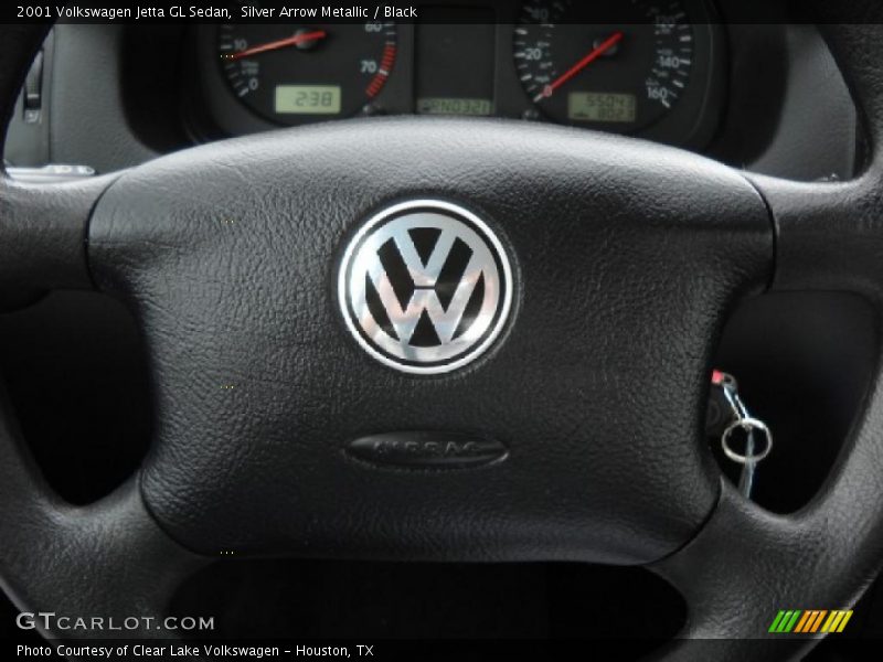 Silver Arrow Metallic / Black 2001 Volkswagen Jetta GL Sedan