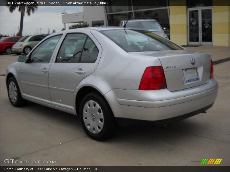 Silver Arrow Metallic / Black 2001 Volkswagen Jetta GL Sedan