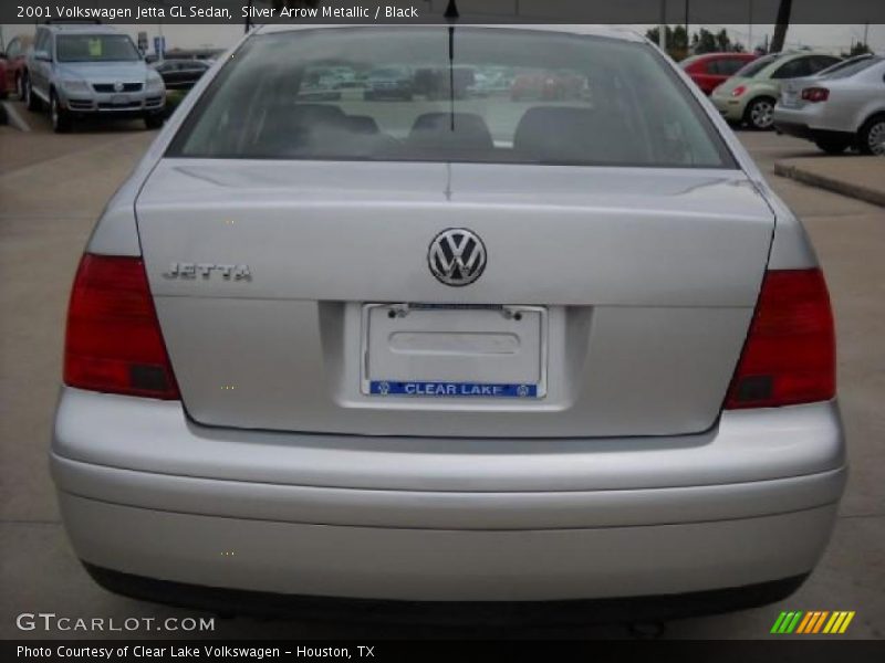 Silver Arrow Metallic / Black 2001 Volkswagen Jetta GL Sedan