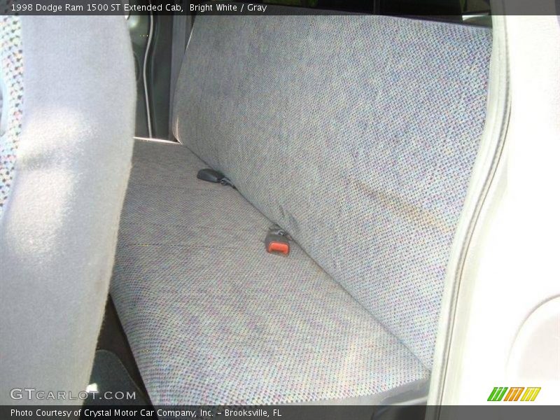 Bright White / Gray 1998 Dodge Ram 1500 ST Extended Cab